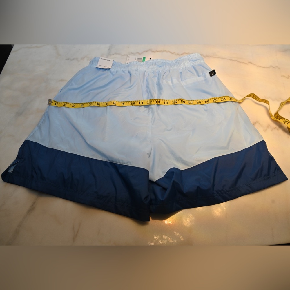 Nike Jordan Men's Light Blue and Navy Shorts